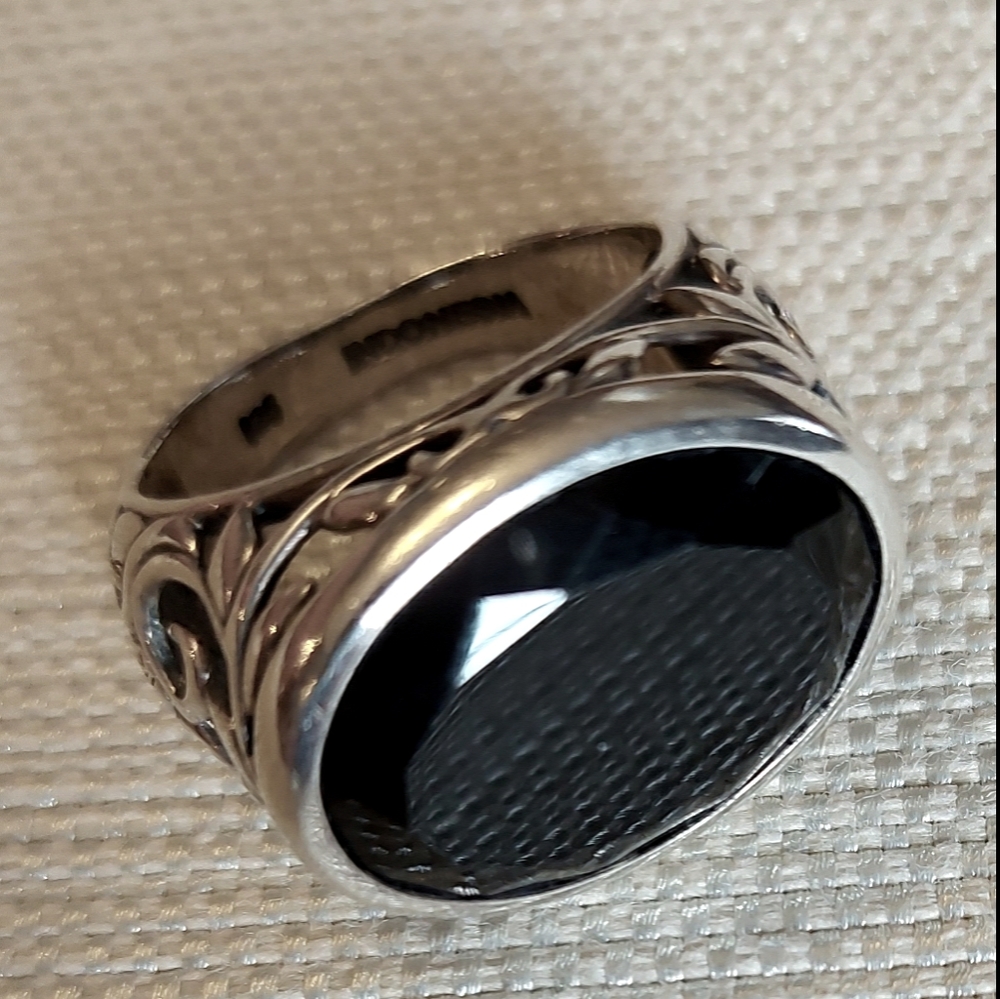Silpada black onyx ring